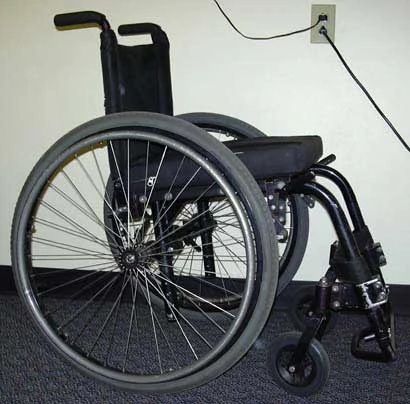 Chrome Foldable Patient Mobility Wheelchair with Footrests