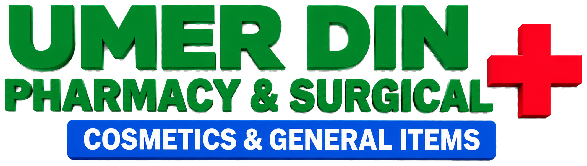 Umer Din Pharmacy & Surgical Logo - Lalamusa